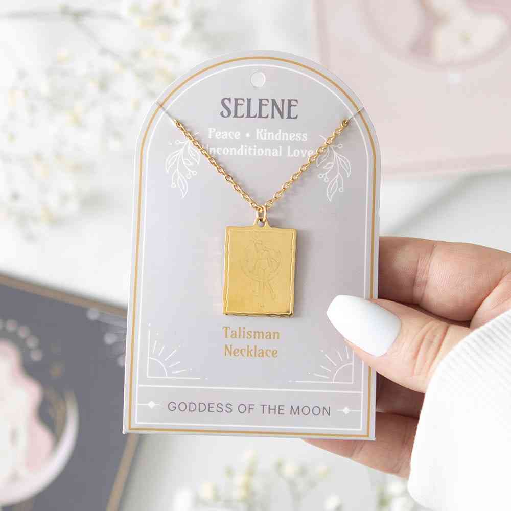 Something Different - Selene Goddess Talisman Ketting - Goudkleurig
